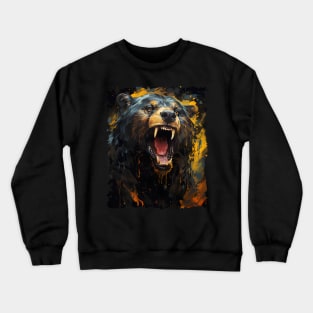 Growling Bear Crewneck Sweatshirt